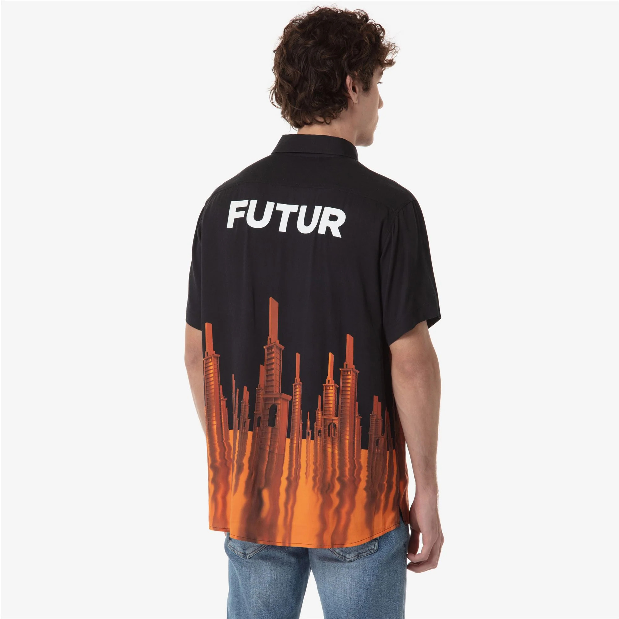 Kappa - Camicie Uomo Nero - Authentic Voyager Kff