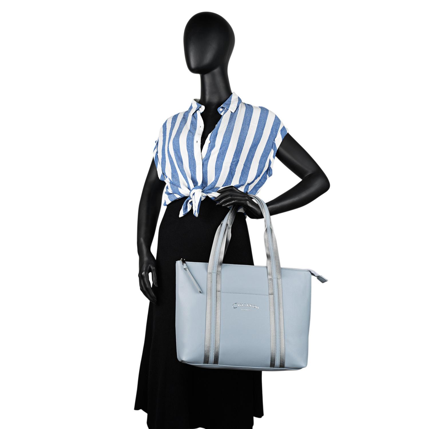 Bolso Shopper-Tote Cimarron Jenison Azul Vaquero