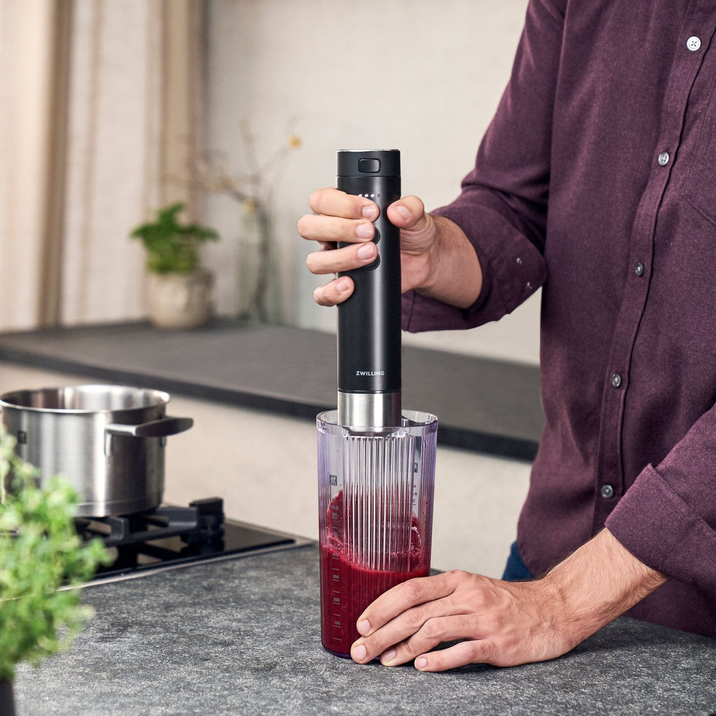 Mixeur plongeant sans fil, Kit de démarrage avec batterie