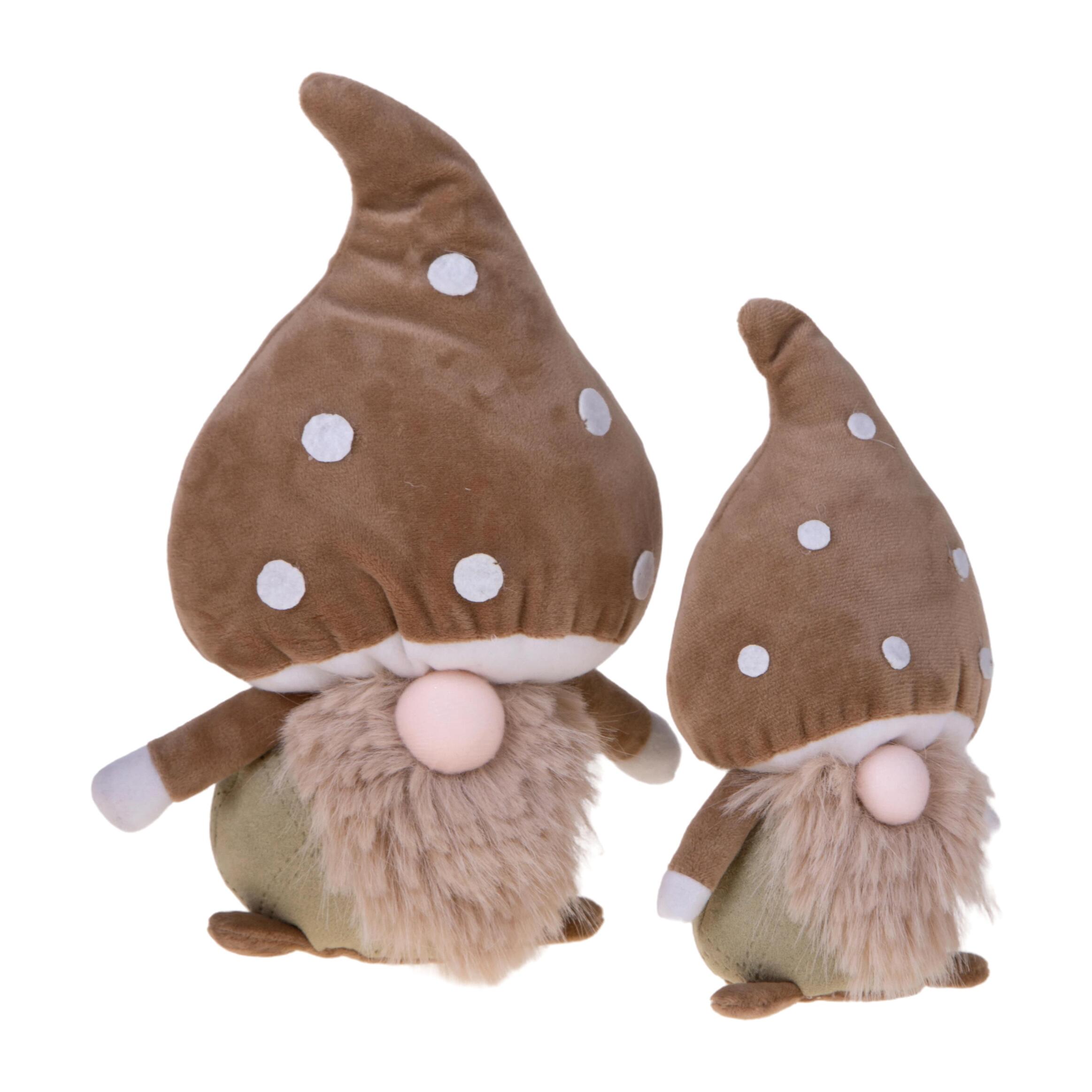 Elfi con cappello funghetto - Pezzi 2 - BEIGE - Bianchi Dino SpA