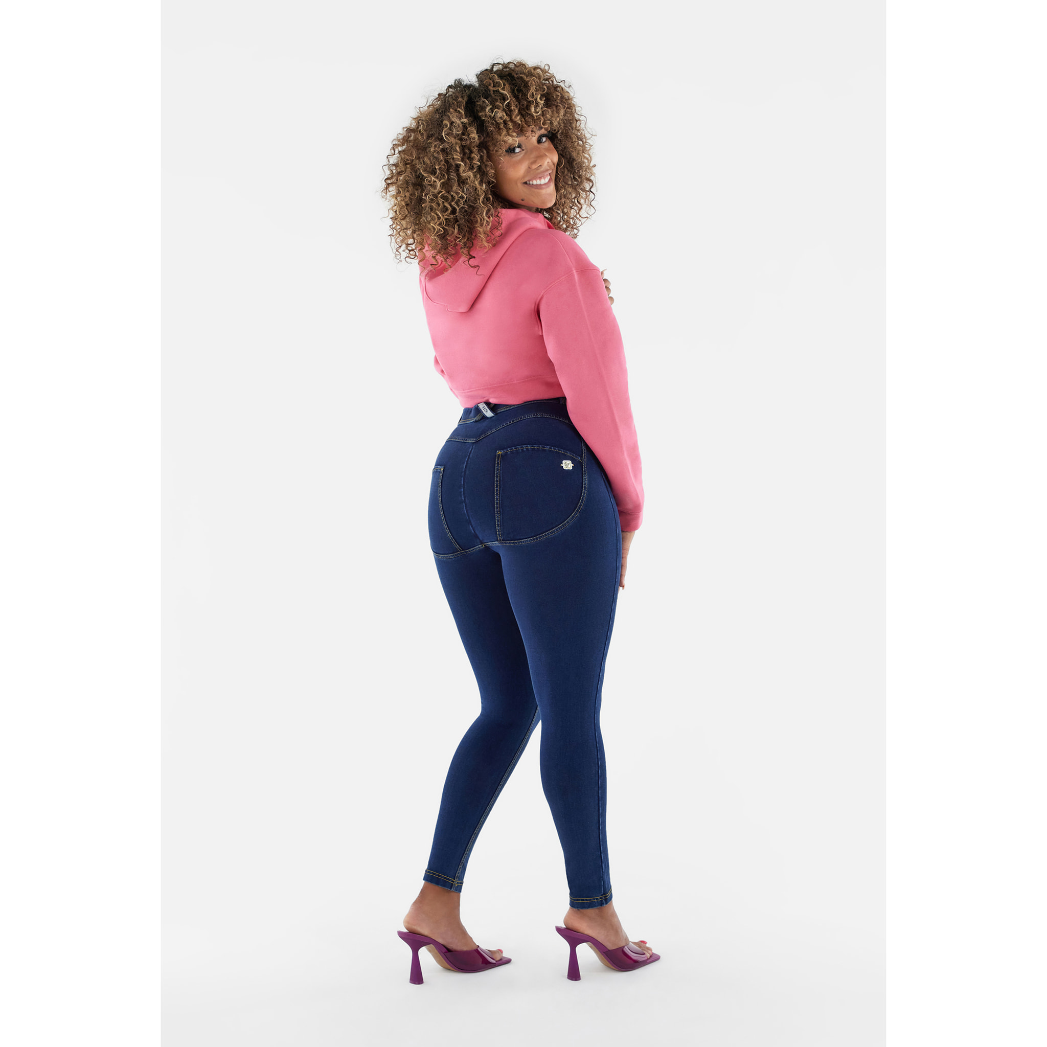 Jeggings push up WR.UP® 7/8 curvy con gamba superskinny