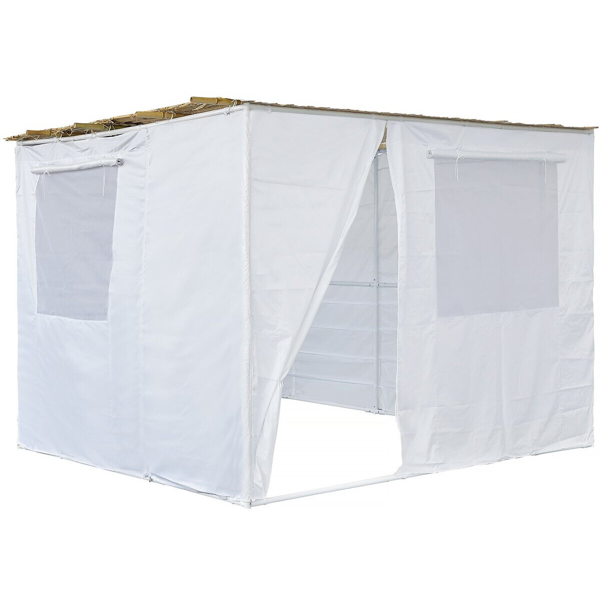 Souccah en Kit NINA ajustable 3 x 3 -3 Rouleaux de bambou et  tasseaux de bambou