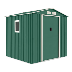 Caseta Metalica Menorca Verde High Door 2.13x2.05x1.91 M