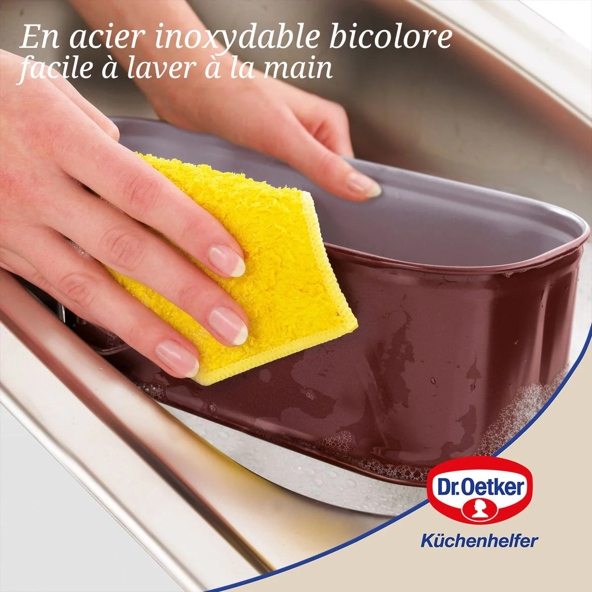 Moule à cake à charnière 30 cm Dr Oetker Back-Liebe Bicolor