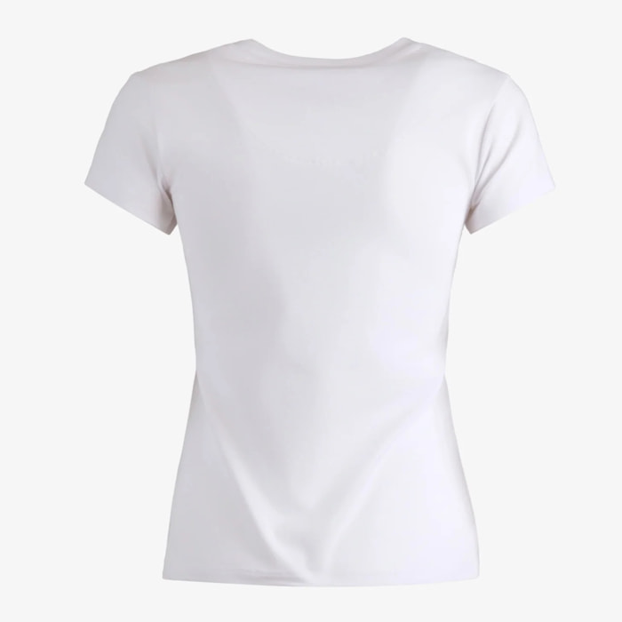 T-shirt Esercito a maniche corte bianca donna