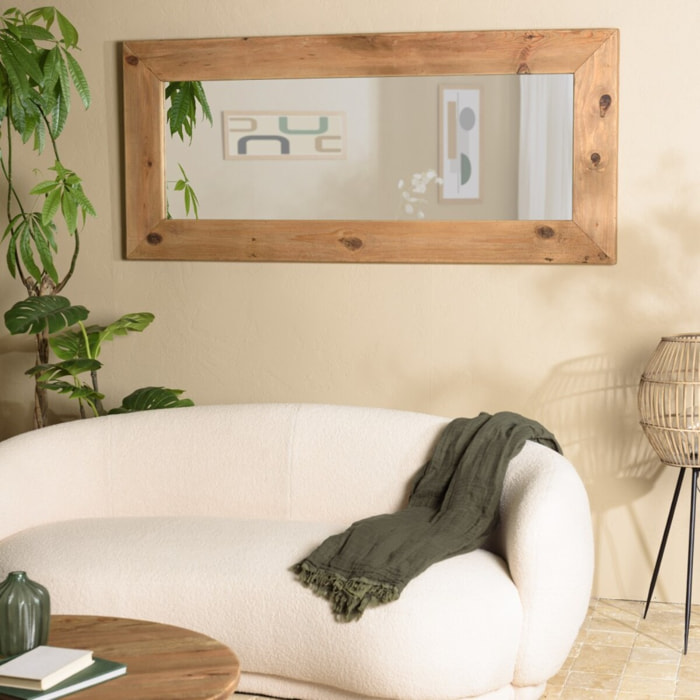 SANDY - Miroir bois Pin recyclé