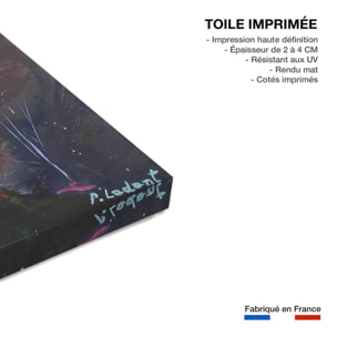 Tableau abstraite évanescent Toile imprimée