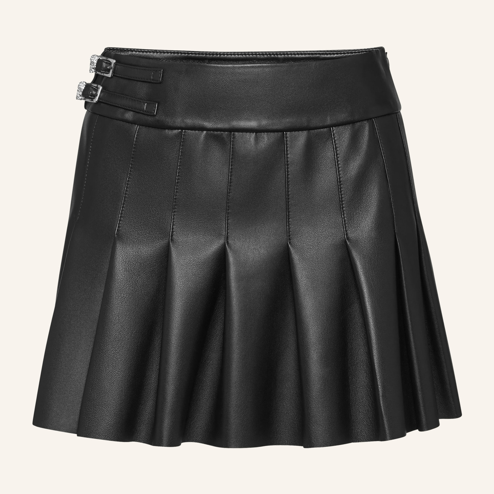 PHILIPP PLEIN Leather Skirt Mini