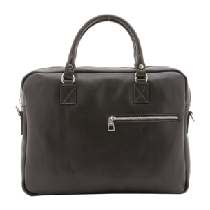 Borsa a mano  unisex In Vera pelle Made in Italy 38x28x7 cm