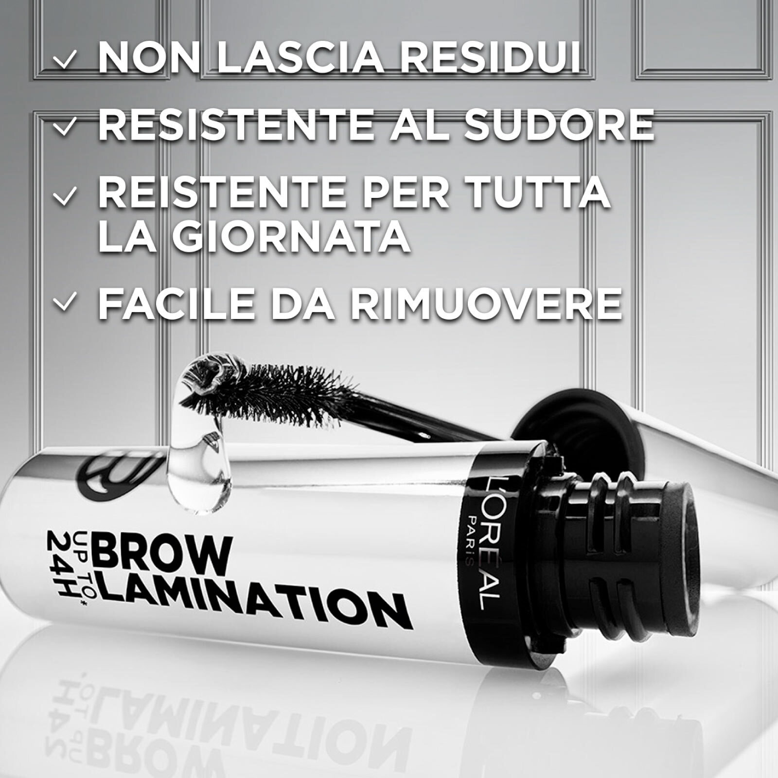 Gel per Sopracciglia Trasparente Infaillible Brow Lamination Effetto Laminazione Professionale a Lunga Tenuta