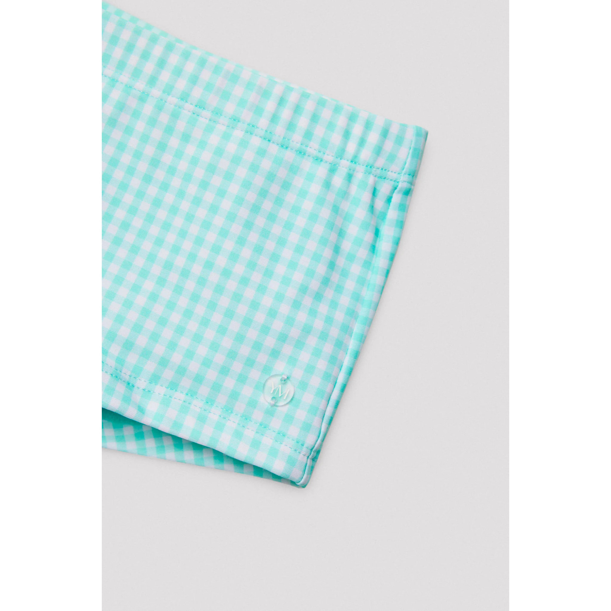 Costume boxer da neonato con stampa a quadretti