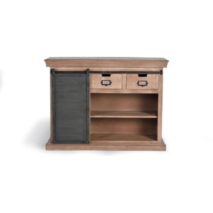 Aparador - Madera de Mango y Metal - 85x115x40cm