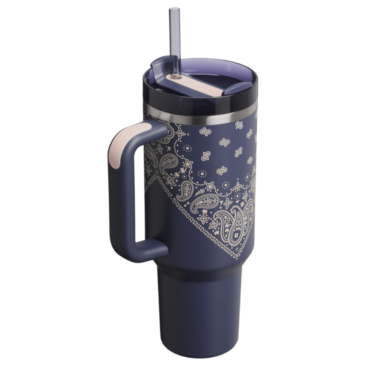 Botella de agua Isotermica - 1,18L - QUENCHER® H2.O FLOWSTATE™ TUMBLER - Blue Corn Paisley