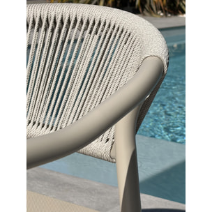 SUMBA - Lot de 2 fauteuils de jardin