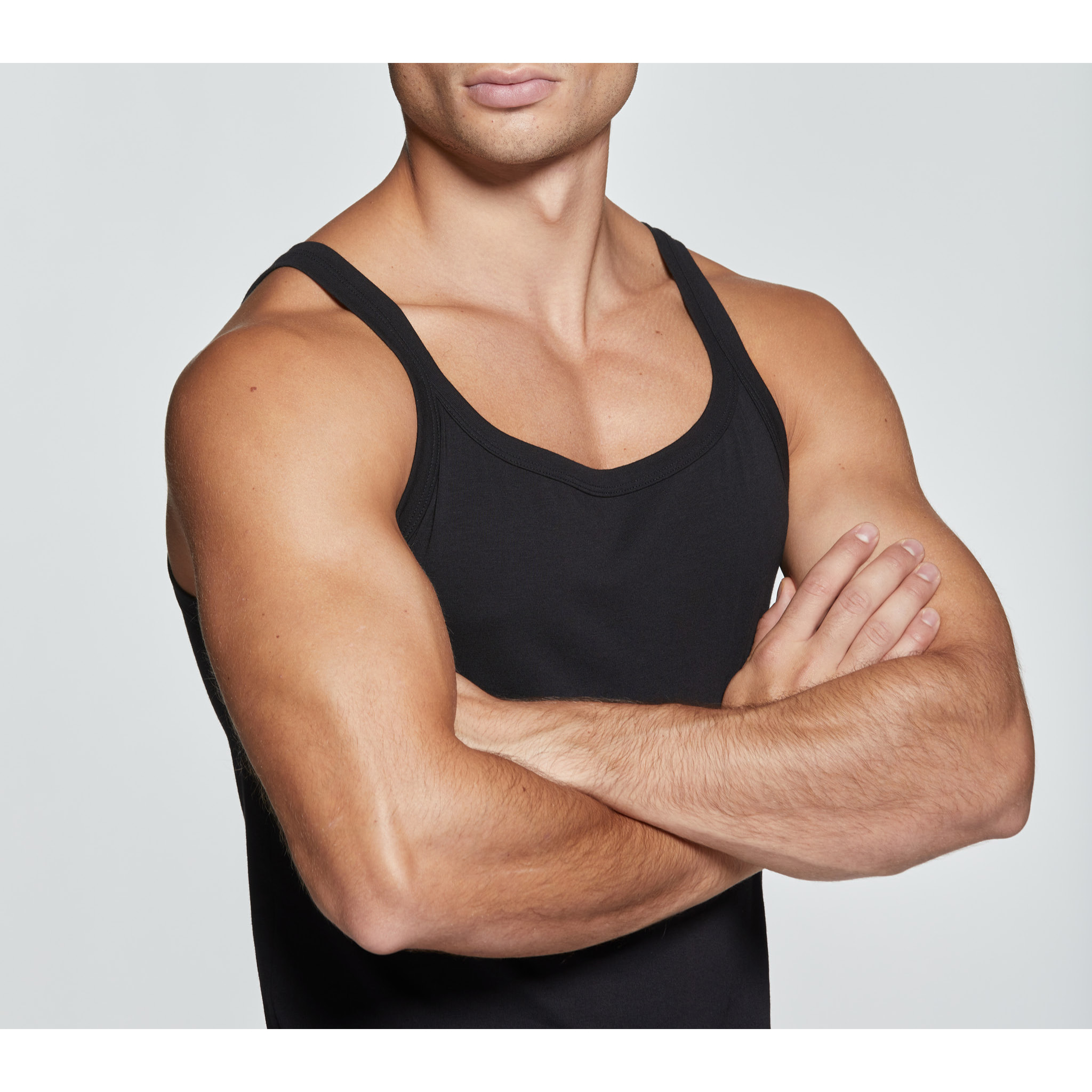 CANOTTA SPALLA STRETTA SCOLLO U