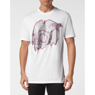 PHILIPP PLEIN Camiseta de cuello redondo y manga corta SKULL