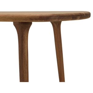 VICK - Table de jardin en bois d'Angélique huilé 200x90cm