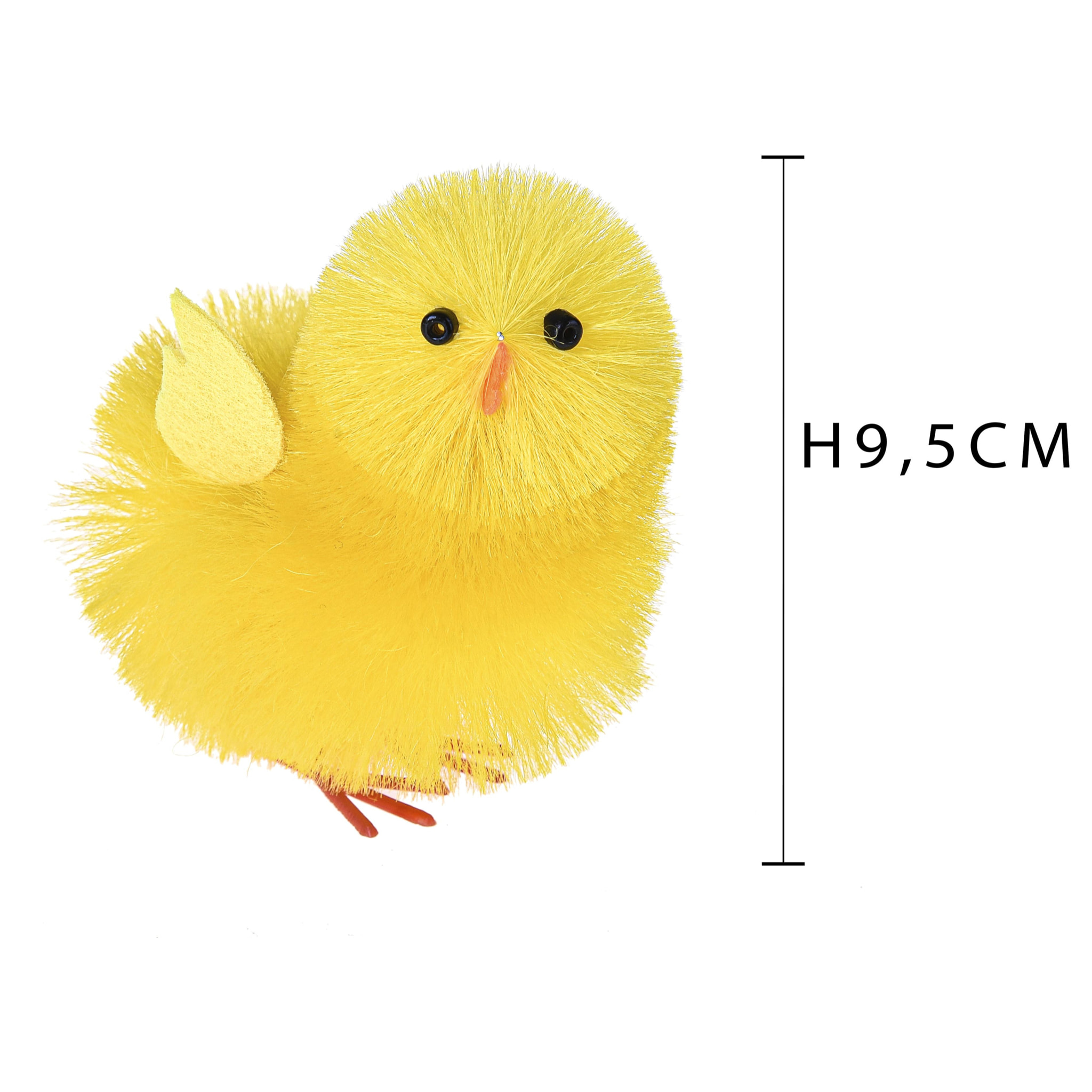 Pulcini 9 Cm 12 Pz - Pezzi 3 - 30X9,5X18,5cm - Colore: Giallo - Bianchi Dino - Pulcini, Uccellini E Farfalle