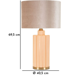 LAMPADA DA TAVOLO PERLY -D- CM Ø 40,5X69,5