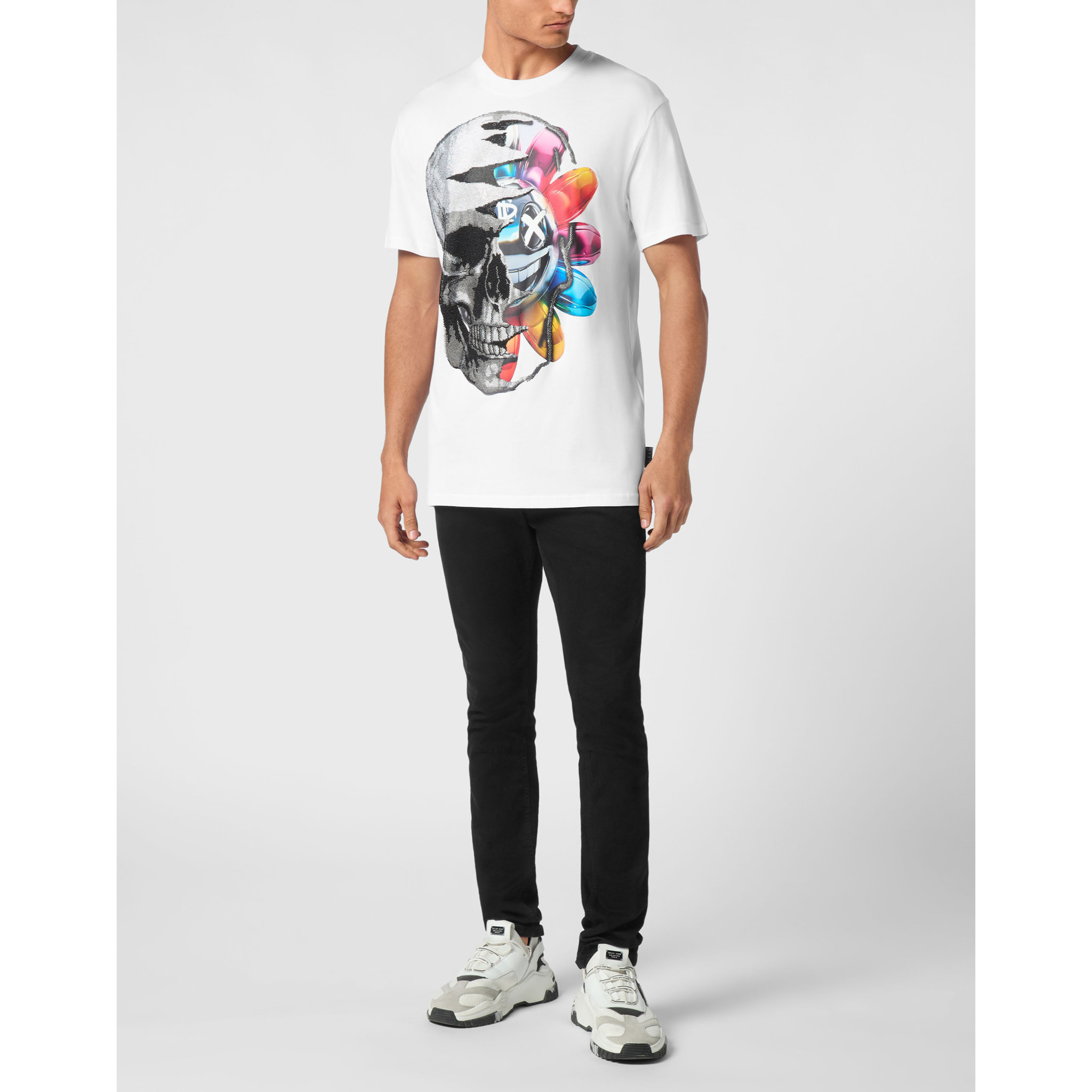 PHILIPP PLEIN Maglietta a girocollo SMILE