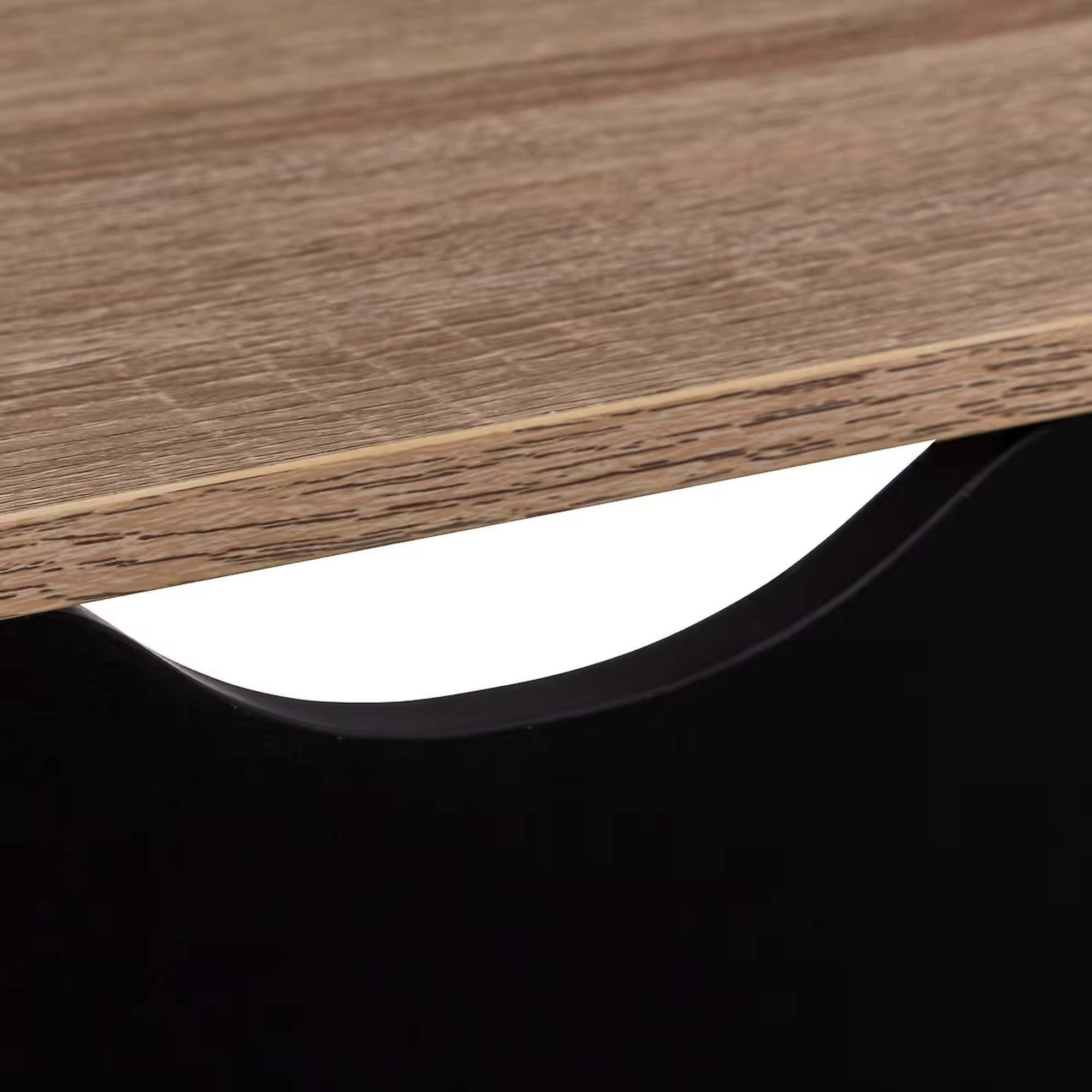 Organizador de zapatos de 3 cajones para 18 pares de madera en negro y natural