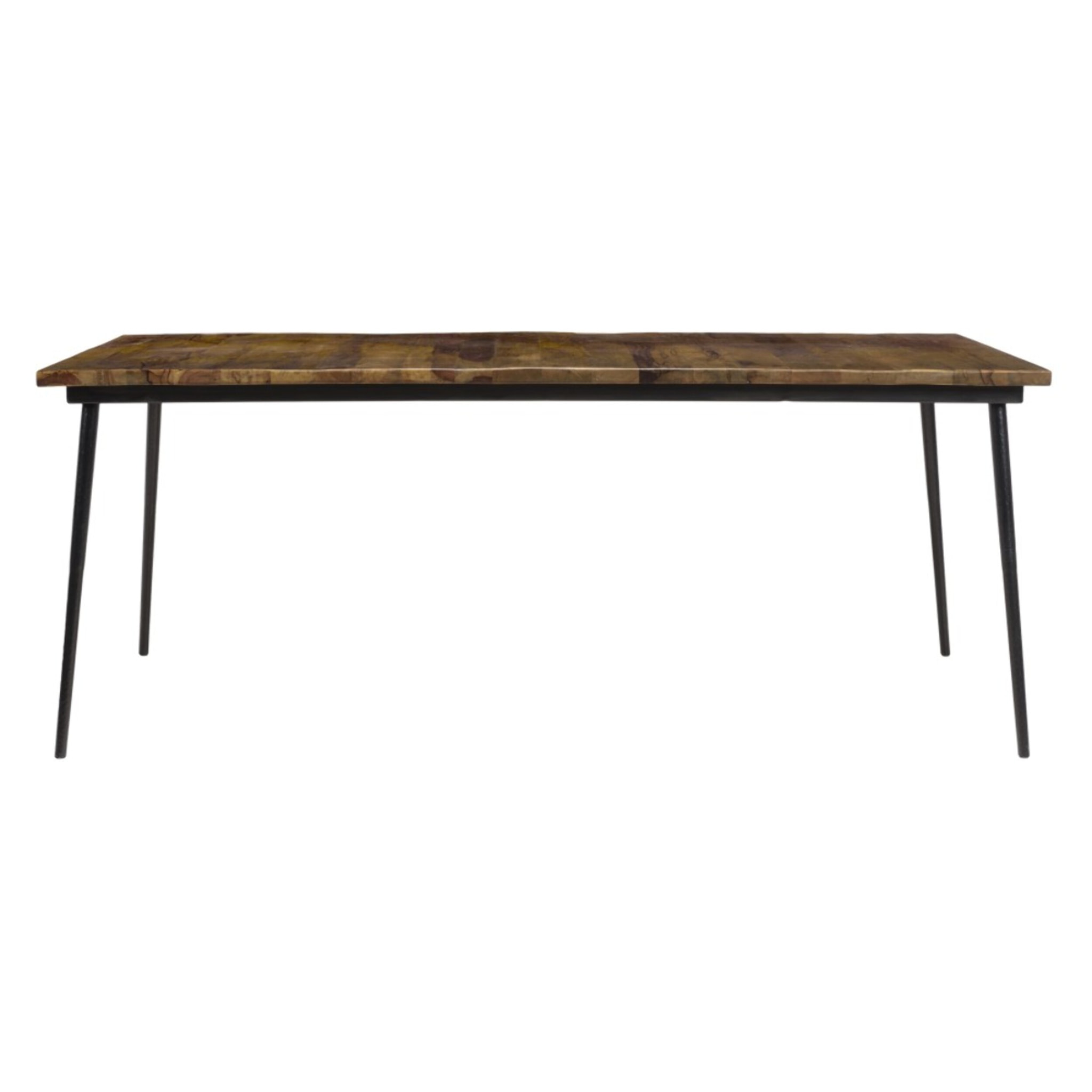 KIARA - Table à manger rectangulaire 200x100cm bois recyclé
