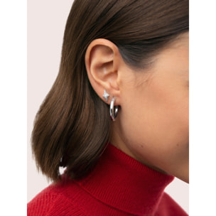 Orecchino Organic Star Spark Argento