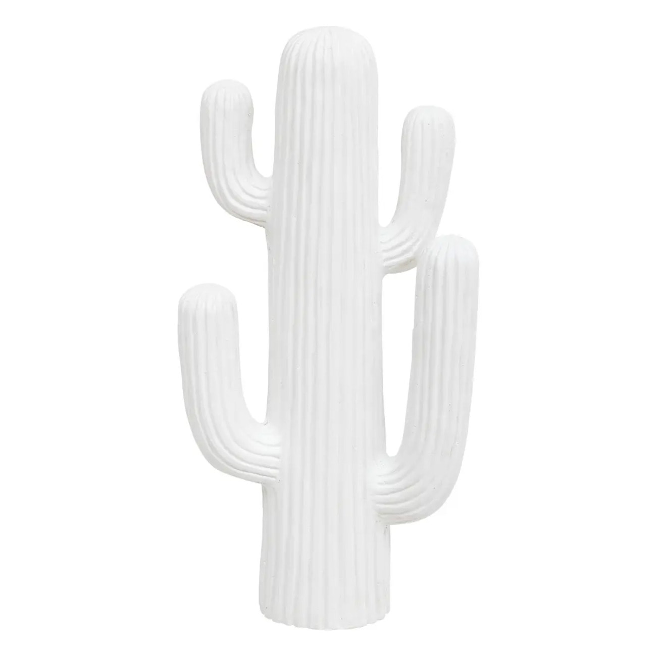 Cactus déco extérieur Rodrigo H.57cm magnésie blanc