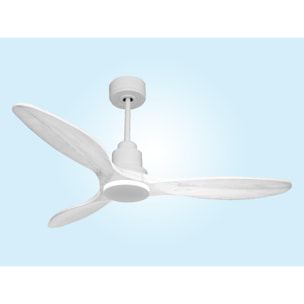 Ventilateur de plafond Réversible  Thermostat Wifi Moteur à courant continu Toits en pente Télécommande Hypersilence Mémoire Shopify Vendible (AUTOMATIQUE)