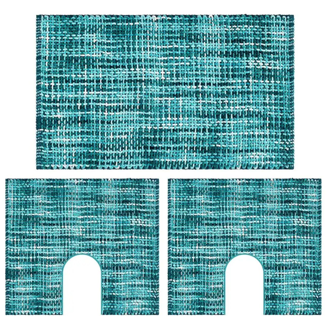 Tappeto bagno CRAZY TIFFANY in microfibra misto cotone, morbido antiscivolo lavabile in lavatrice, tappetino lavabo sanitari bagno