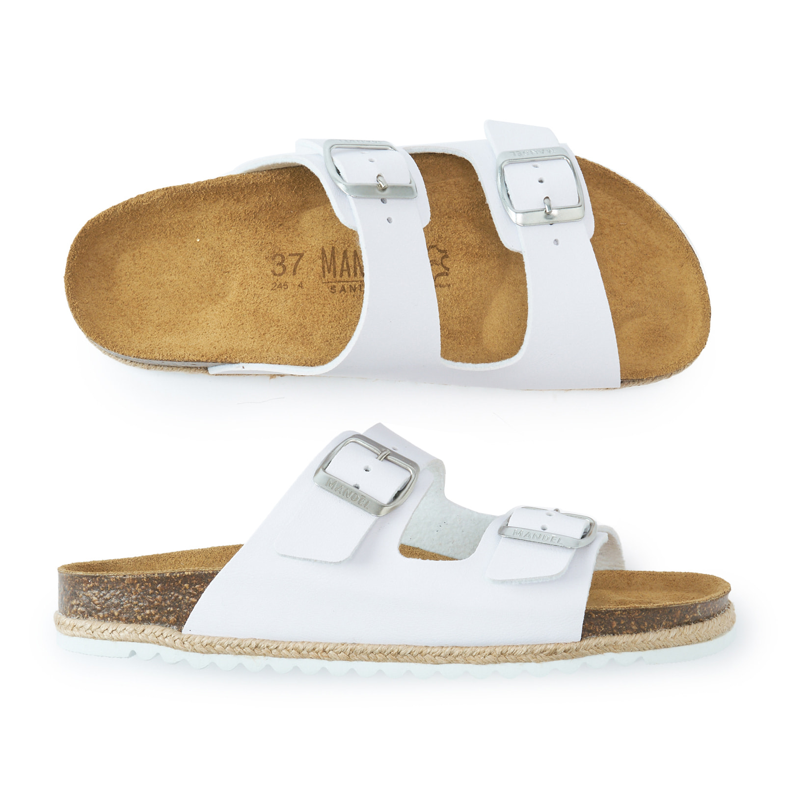 Sandalo Mandèl Bianco