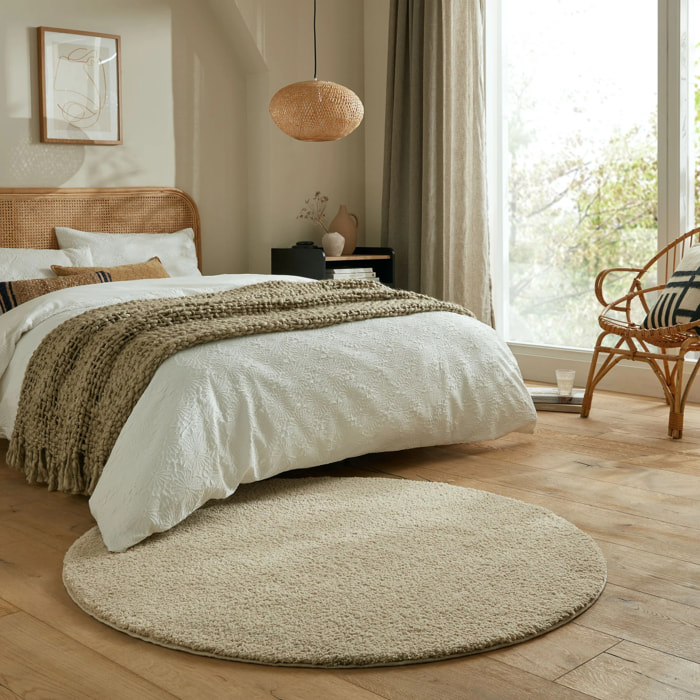 Tapis lavable rond FLUFFY