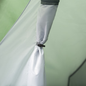 Tente de camping 2-3 pers. fibre verre polyester PE