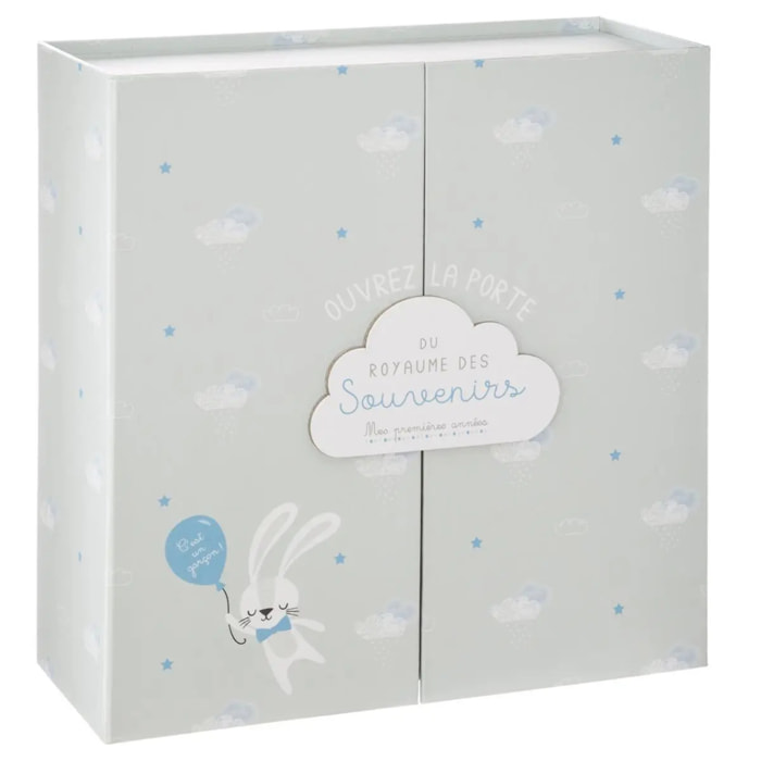Coffret de naissance souvenirs nuage 9 tiroirs PPR
