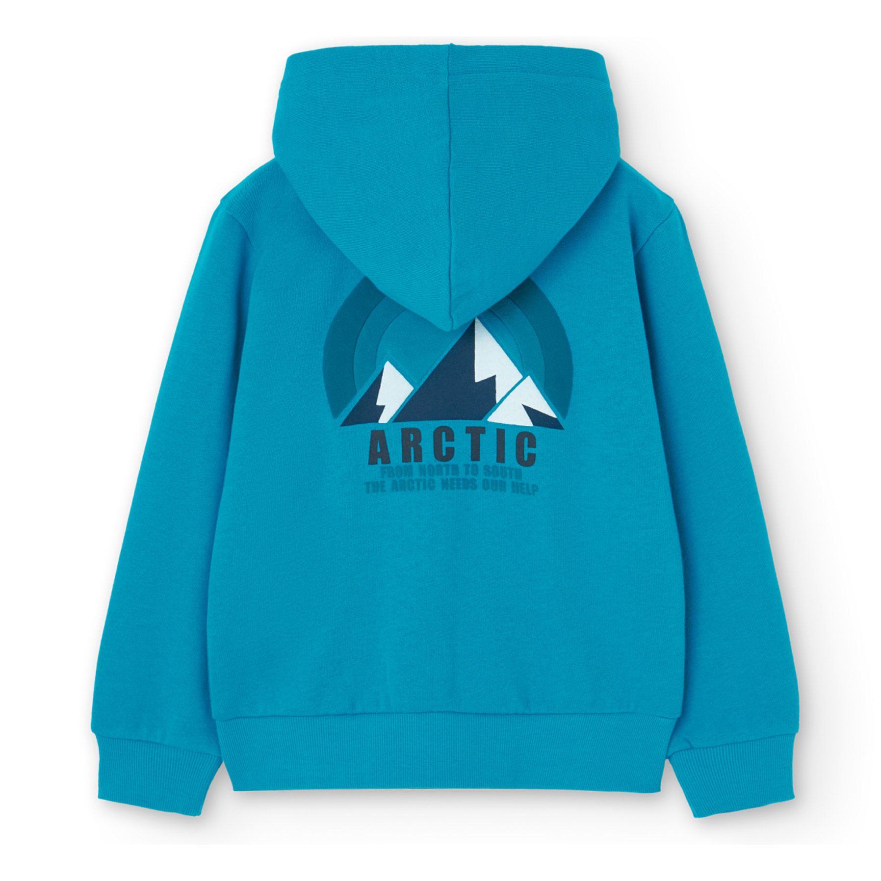 Chaqueta felpa con capucha de niño -BCI