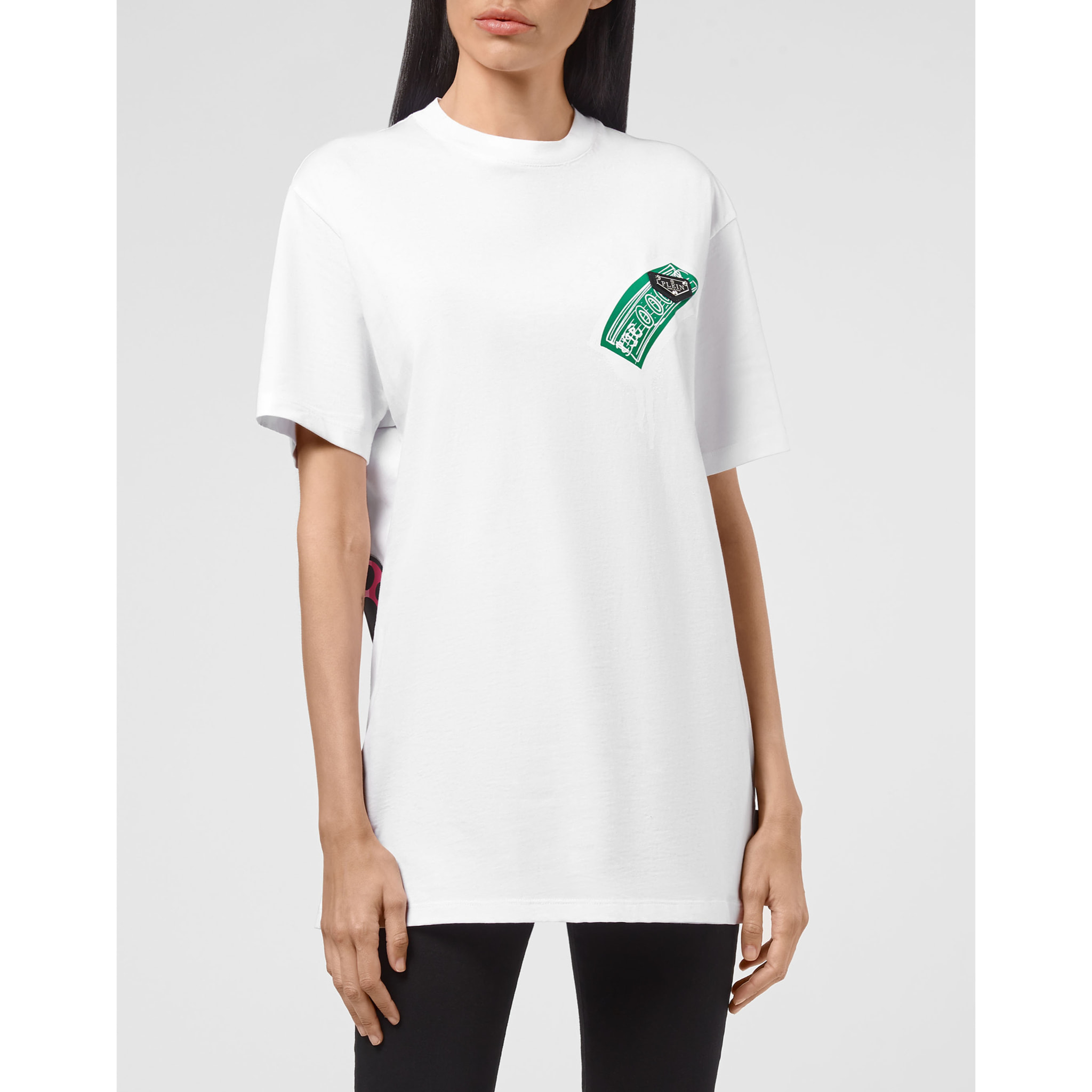 PHILIPP PLEIN T-shirt Round Neck SS print Teddy Bear