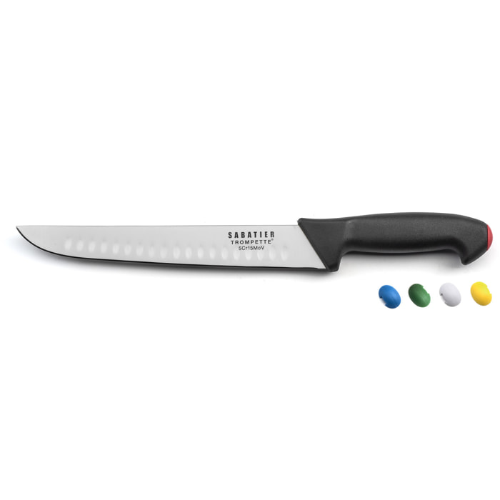 Pro Tech  - Cuchillo de carnicero con alveolo 25 cm