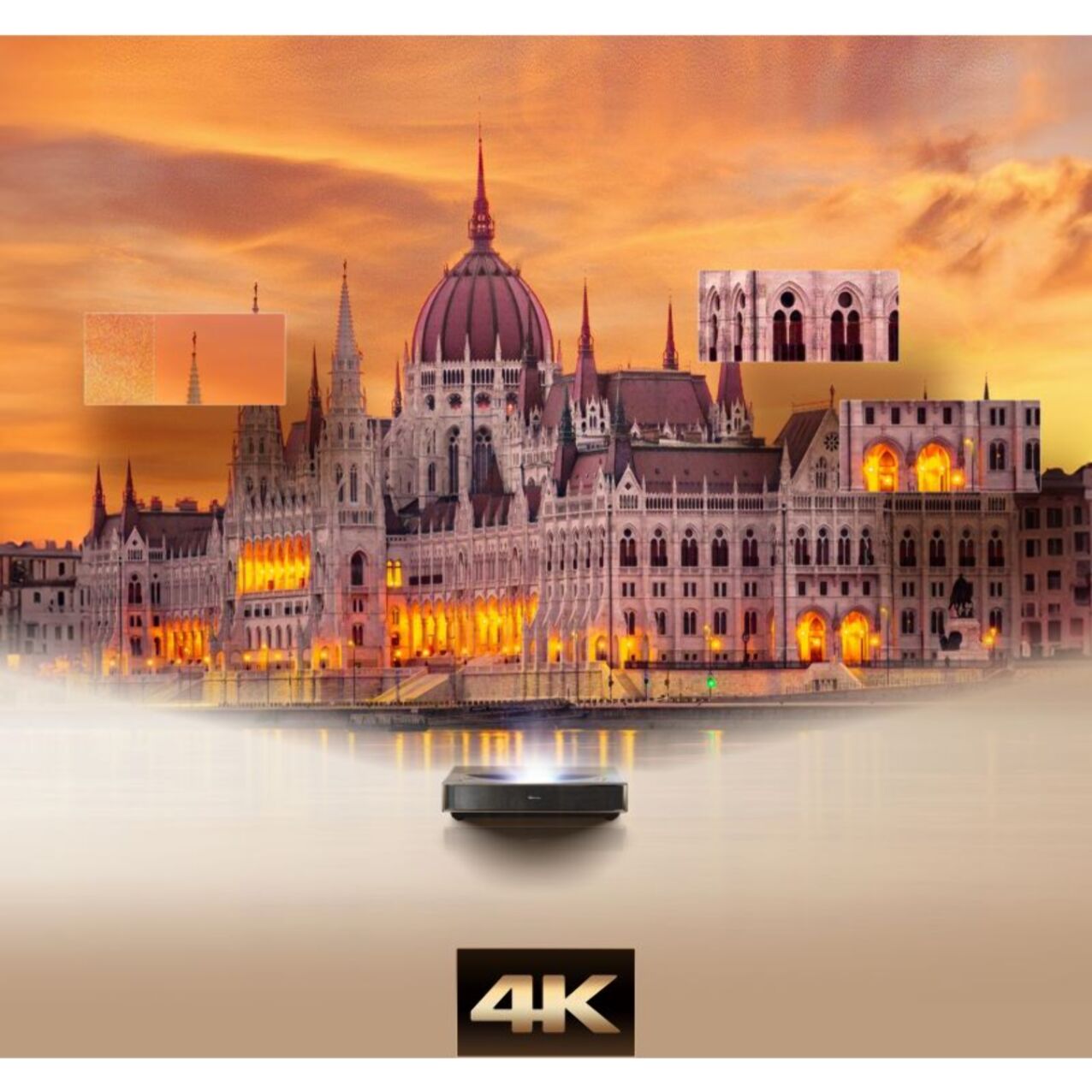 Vidéoprojecteur home cinéma HISENSE PT1 4K, ultra courte focale, tri-laser, IMAX Enhanced, Dolby Vision