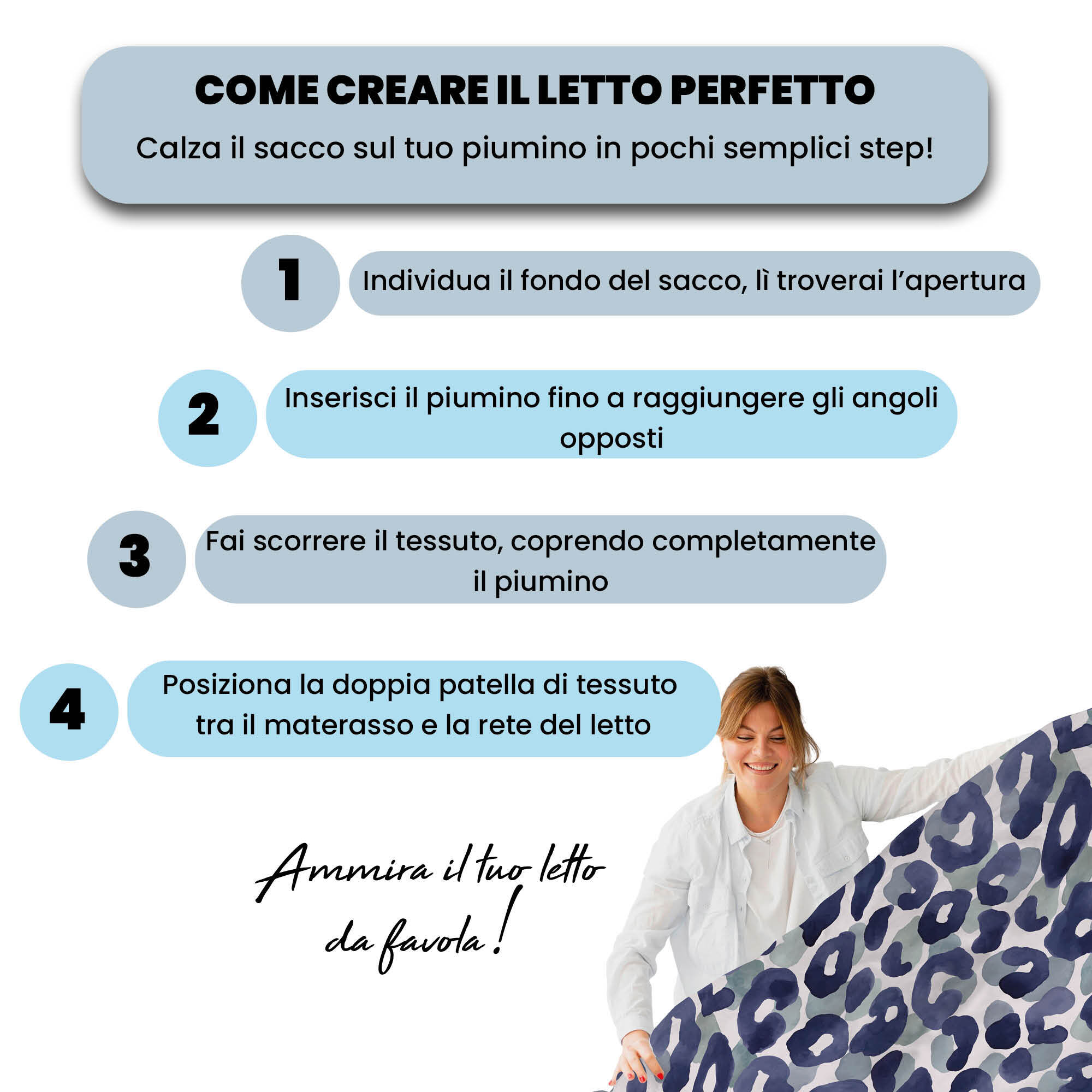 COPRIPIUMINO FASHION, 100% Microfibra, No Stiro - WILD