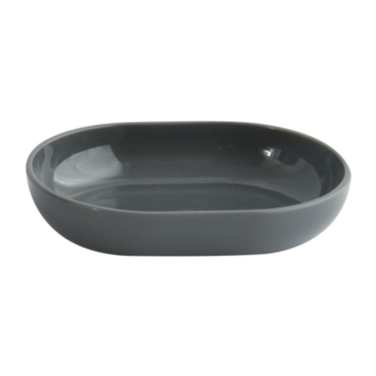 Lot de 3 accessoires de salle de bain INAGUA Gris foncé MSV