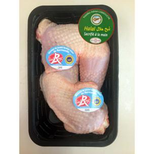 4 filets de poulet fermier Halal - 2x300g - France