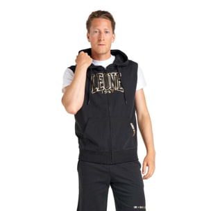Chaleco de hombre Gold Edition de punto pesado con capucha