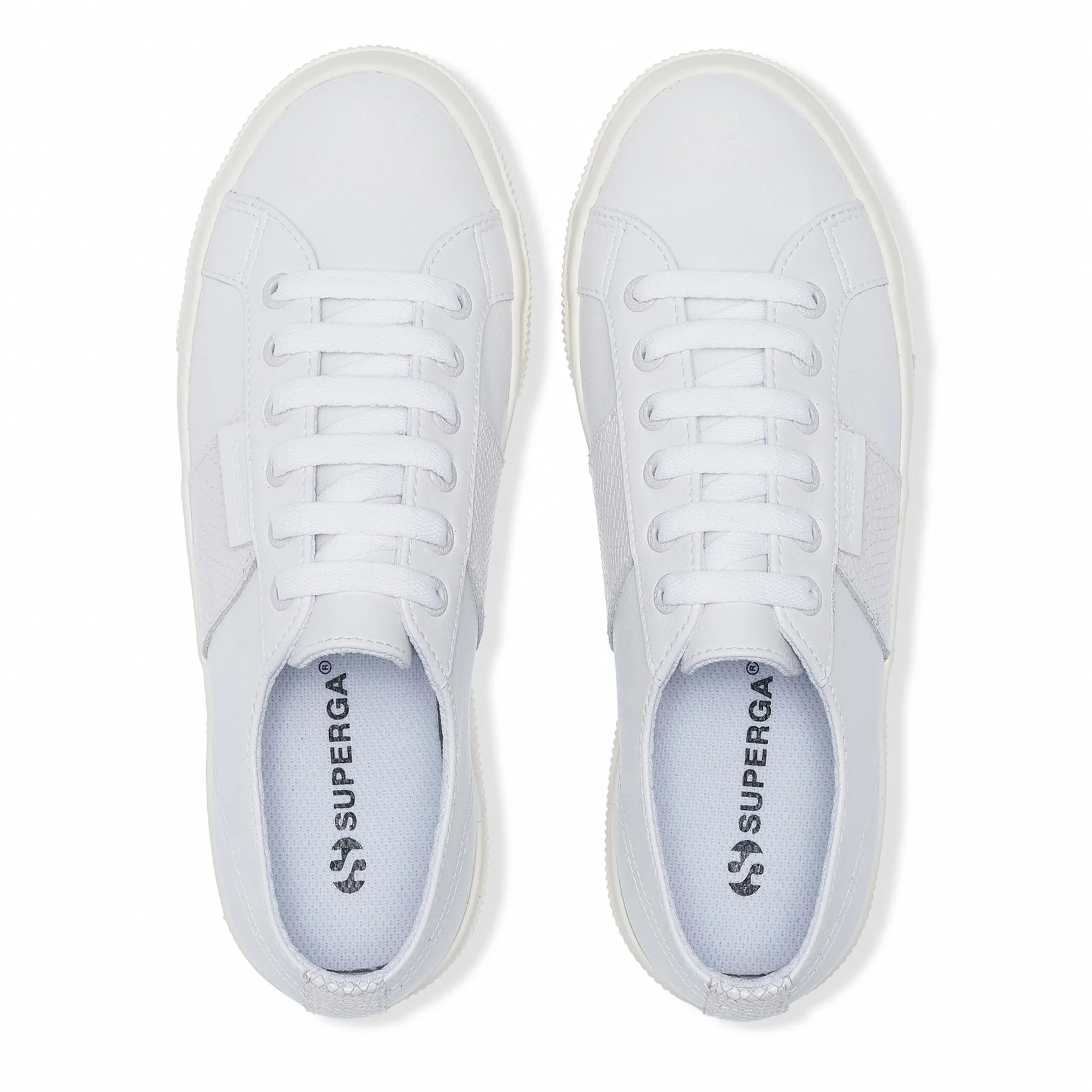Scarpe da donna Superga Bianco 2740 PLATFORM SNAKE