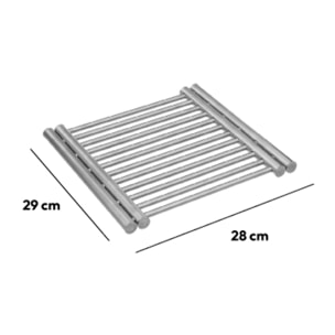 Grand dessous de plat extensible Inox