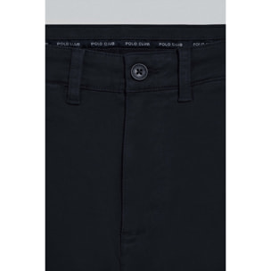 Pantaloni chino slim Moore blu marino