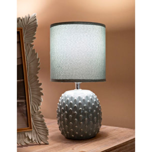 LAMPADA DA COMODINO PONTUS TURCHESE CM Ø 14X27