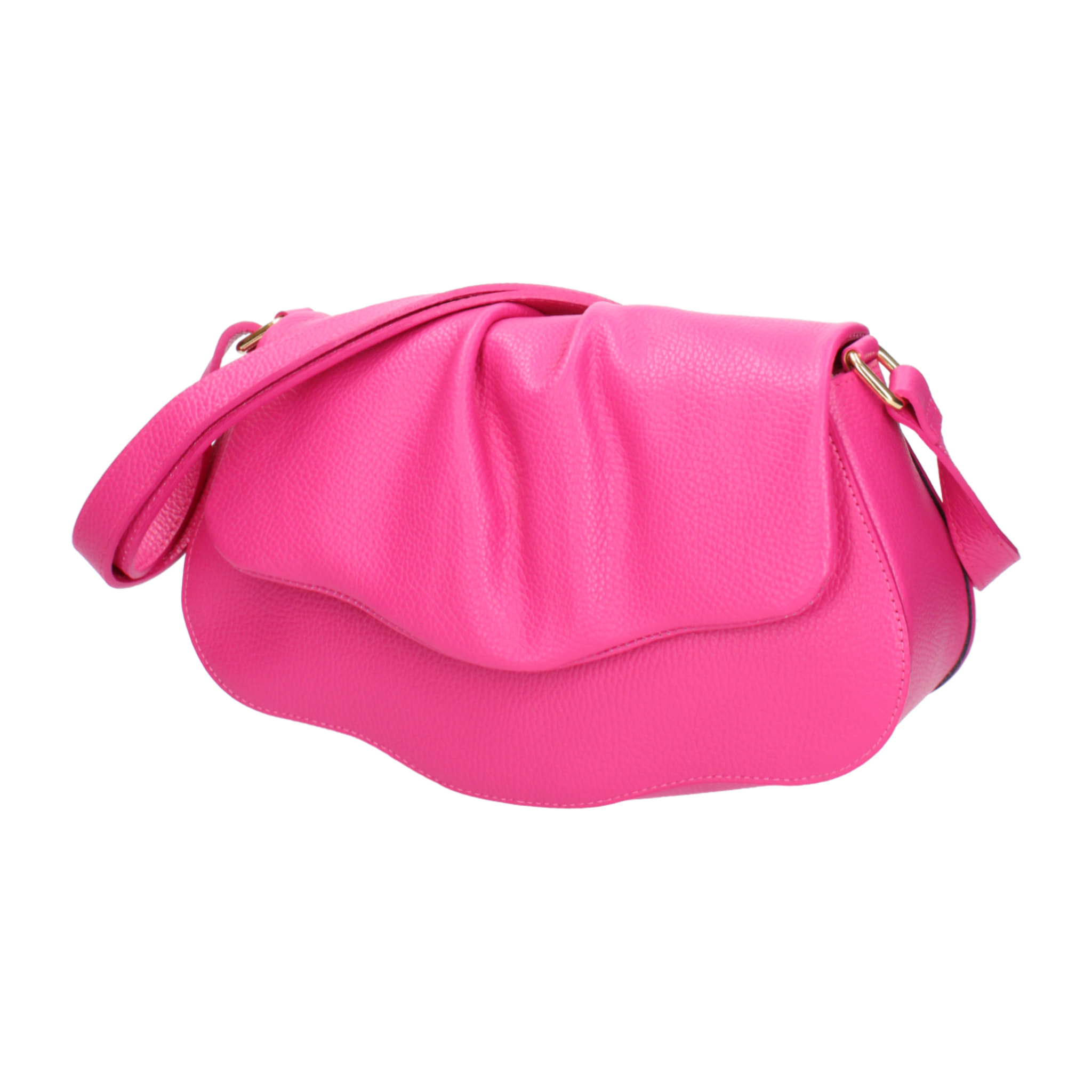 Borsa a spalla da donna In Vera pelle Made in Italy 30,5x19,5x9 cm