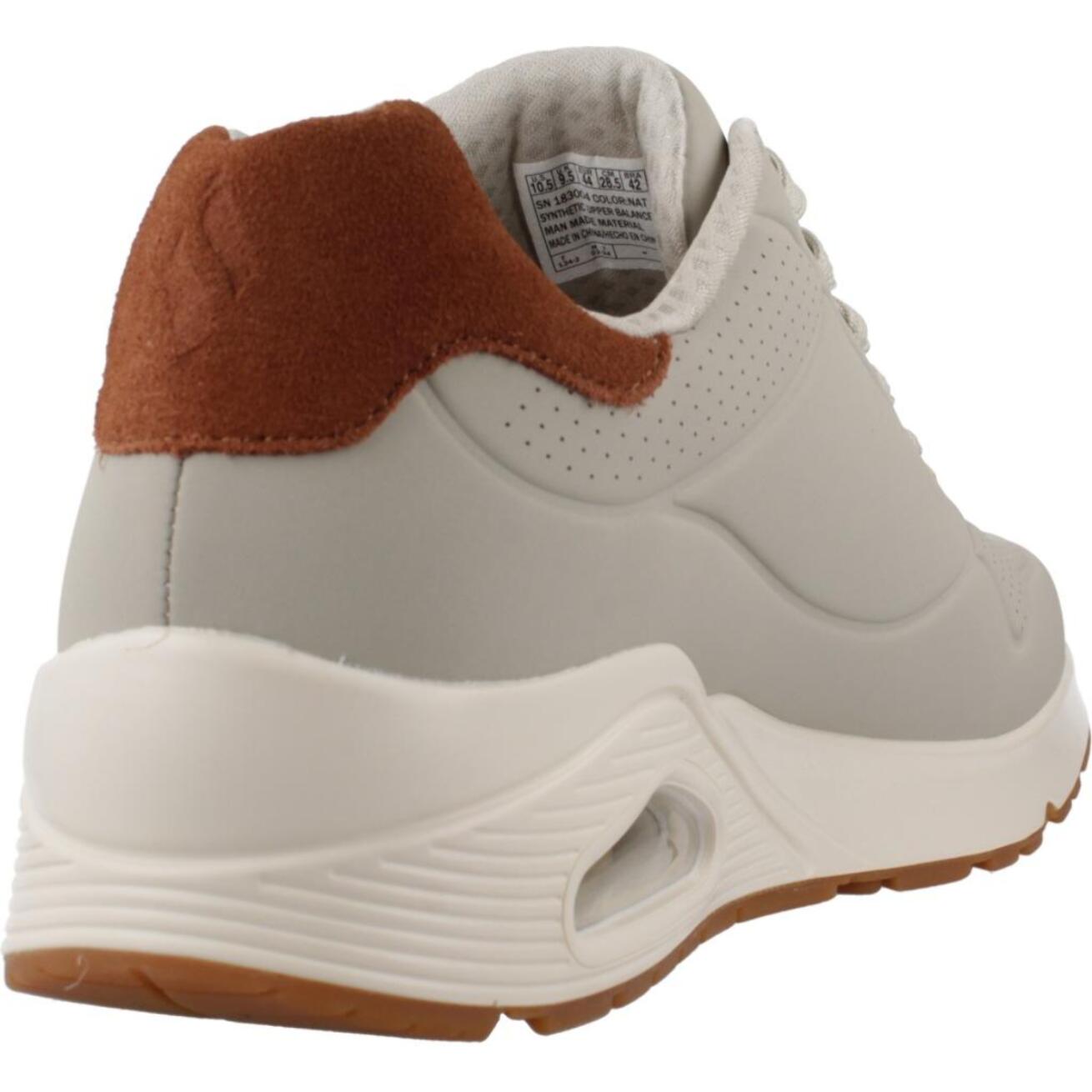 Sneakers De  Hombre Uno - Suited On Air Gris