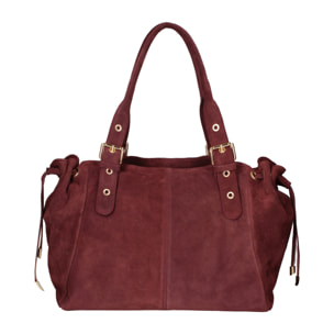 Borsa a mano da donna Made in Italy - Modello Celeste Plus - 100% pelle - 20.0 x 28.5 x 41.0 cm