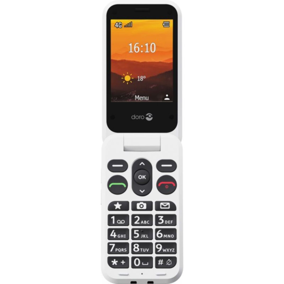 Téléphone portable DORO Leva L30 Rouge/Blanc